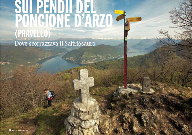 Sui pendii del poncione d'Arzo